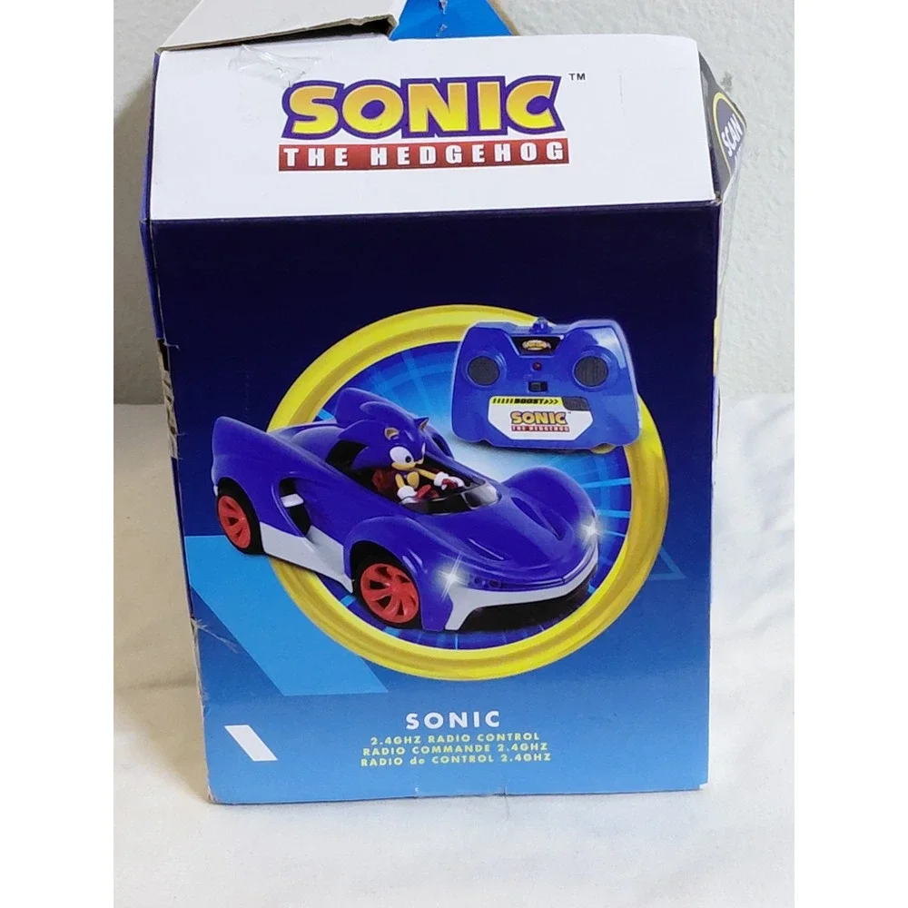Sonic The Hedgehog 2.4GHz RC Radio Control Car Turbo Boost NKOK w/ Box